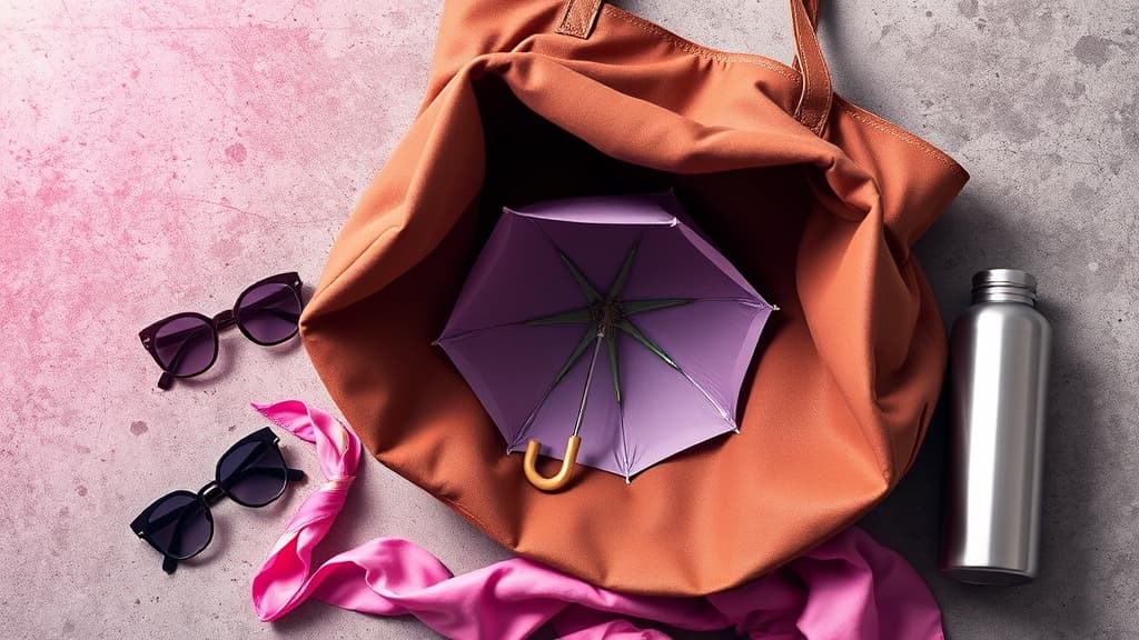 7AM mini umbrella dalam tote: prepared girl ke cuaca trust issue?