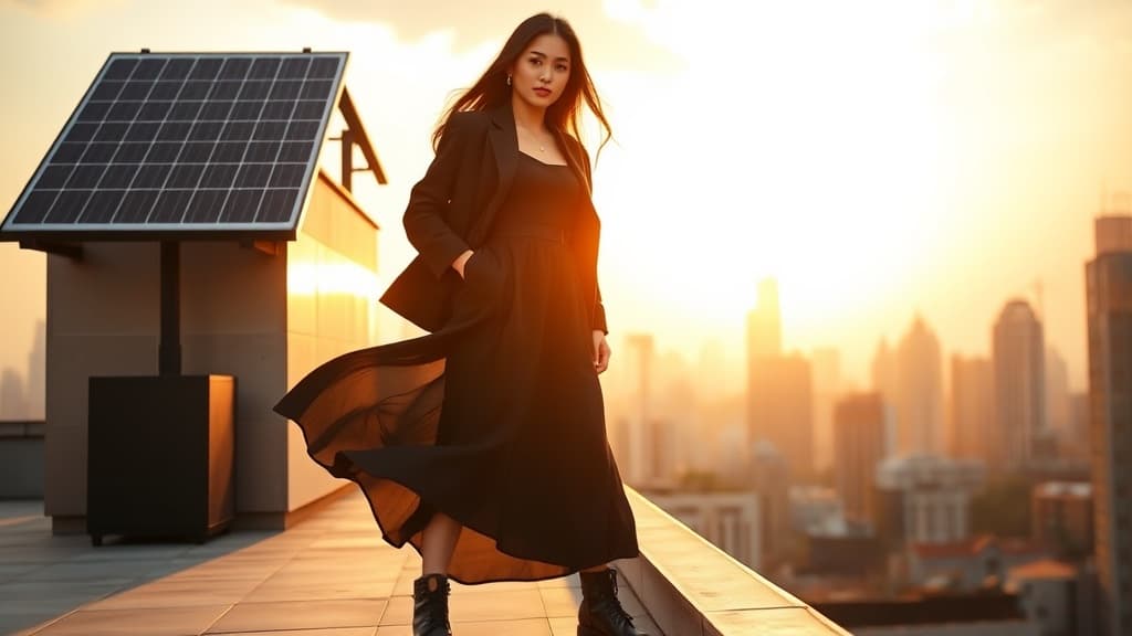 All-black outfit Malaysia: chic ke solar panel bergerak?
