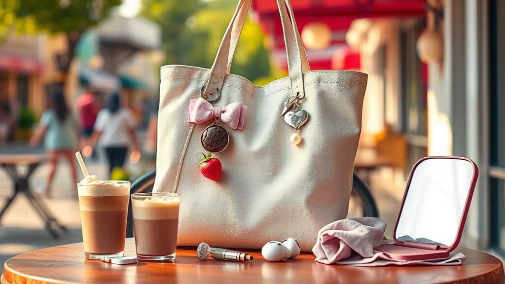 Bag charm dekat tote: personality cute ke beg jadi kedai aksesori?