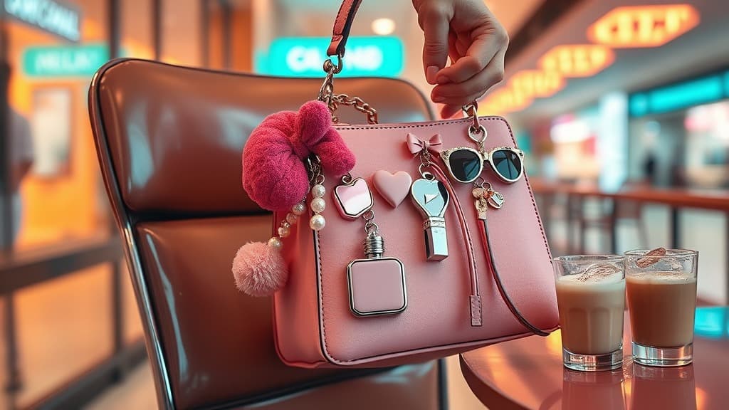 Bag charms penuh: cute personality ke handbag jadi taman tema?