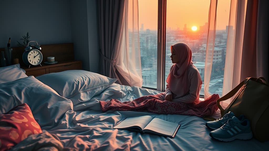 Bangun 5 pagi TikTok: disiplin ke sleep debt pakai aesthetic filter?