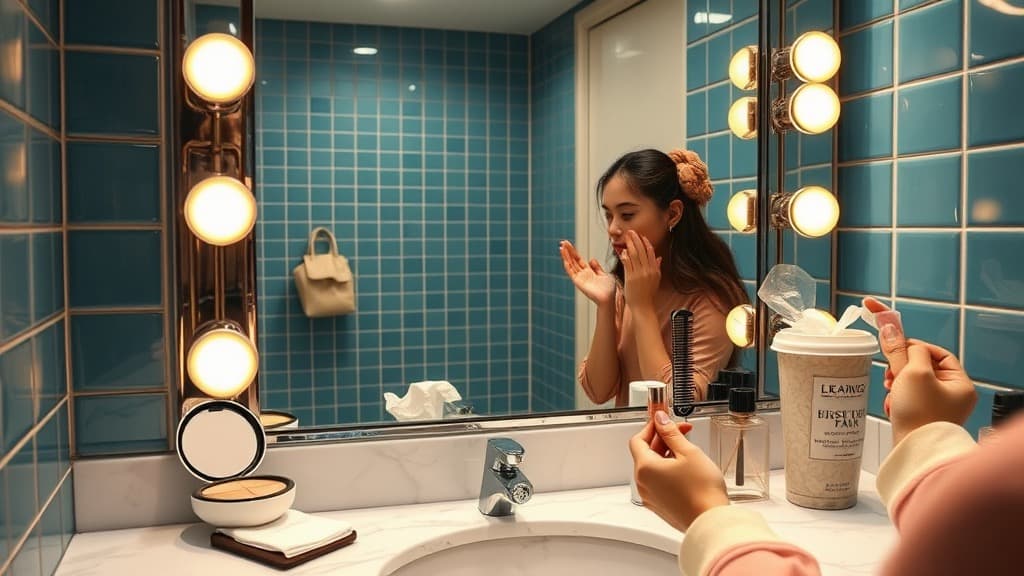 Bathroom mirror reset pukul 1: mini glow-up ke cuma nak rasa manusia balik?