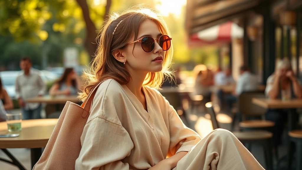 Cafe hopping outfit: effortless ke semua orang uniform beige?