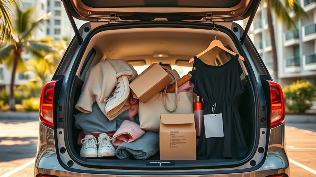 Car boot pukul 9: emergency kit ke mobile wardrobe?