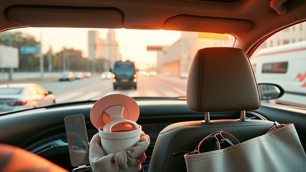 Claw clip dalam kereta: cute updo ke bahaya belakang kepala?