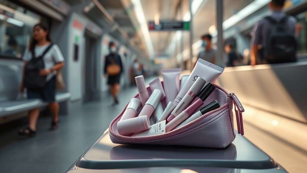 Commute makeup kit: cute pouch ke survival system?