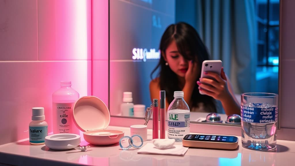 Contact lens balik rumah: pretty girl ke mata minta resign?