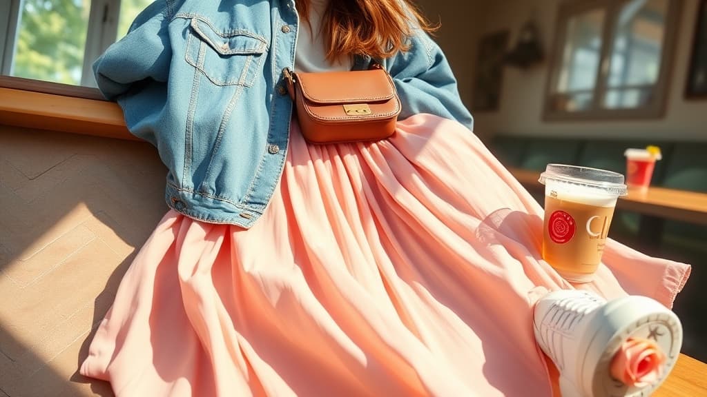 First date outfit dekat cafe: cute enough, jangan overdress macam product launch