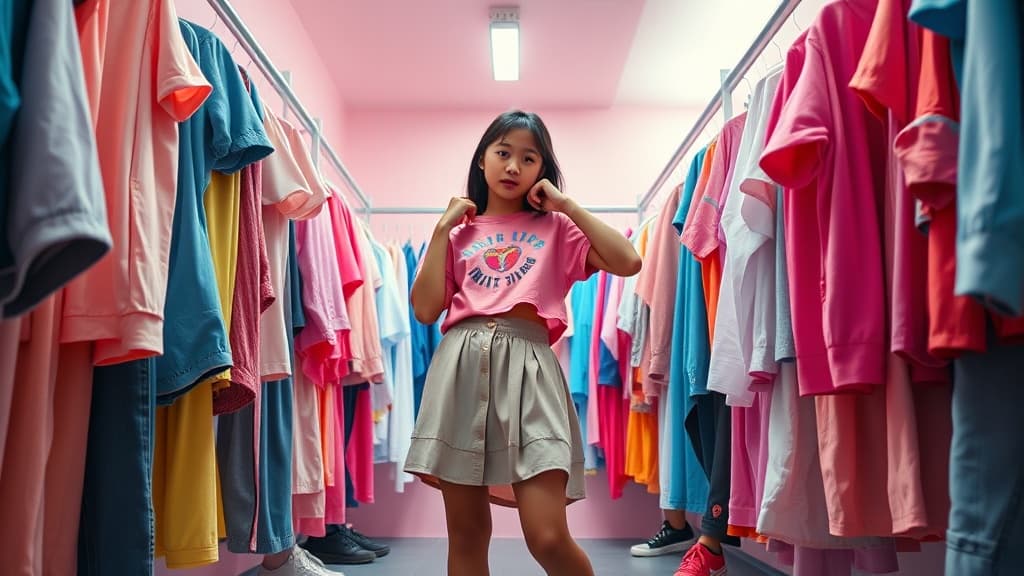 Fitting room pukul 2: cute outfit ke fluorescent lighting attack?