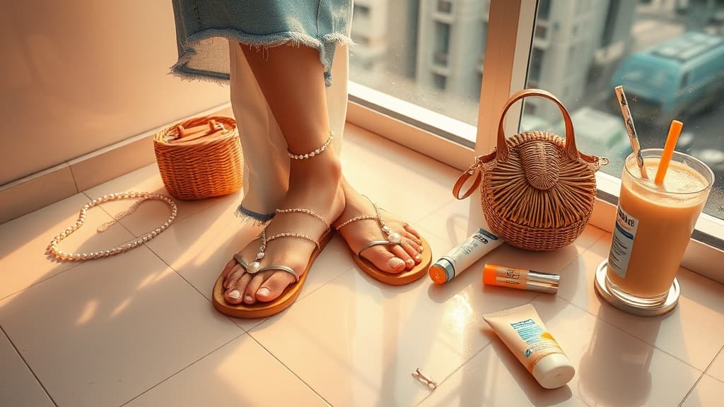 Gelang kaki balik: beach girl ke kaki jadi keychain?
