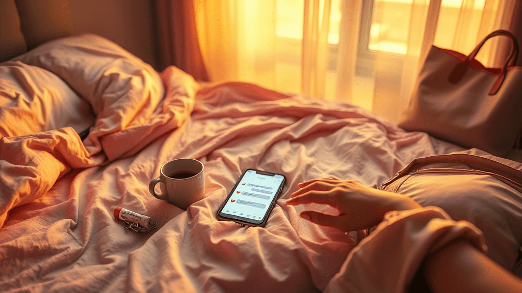 Good morning text: bare minimum ke attendance check situationship?