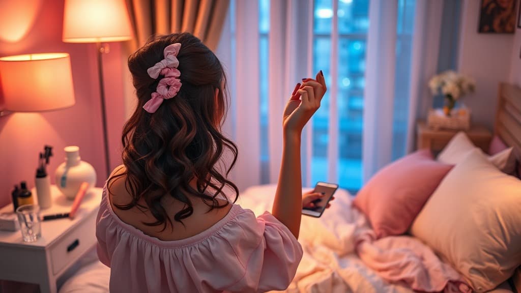Heatless curls tidur malam Ahad: princess routine ke kepala pening sampai pagi?
