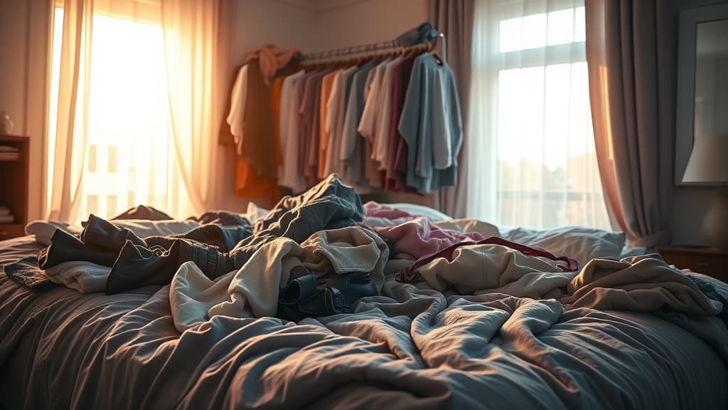 Kerusi baju 10PM: messy girl ke wardrobe purgatory?