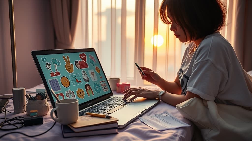 Laptop stickers pukul 7: personality ke commitment issue aesthetic?