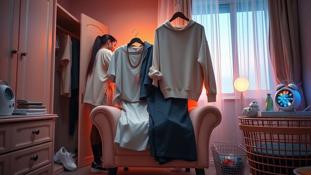 Laundry chair pukul 5: outfit planning ke wardrobe graveyard?