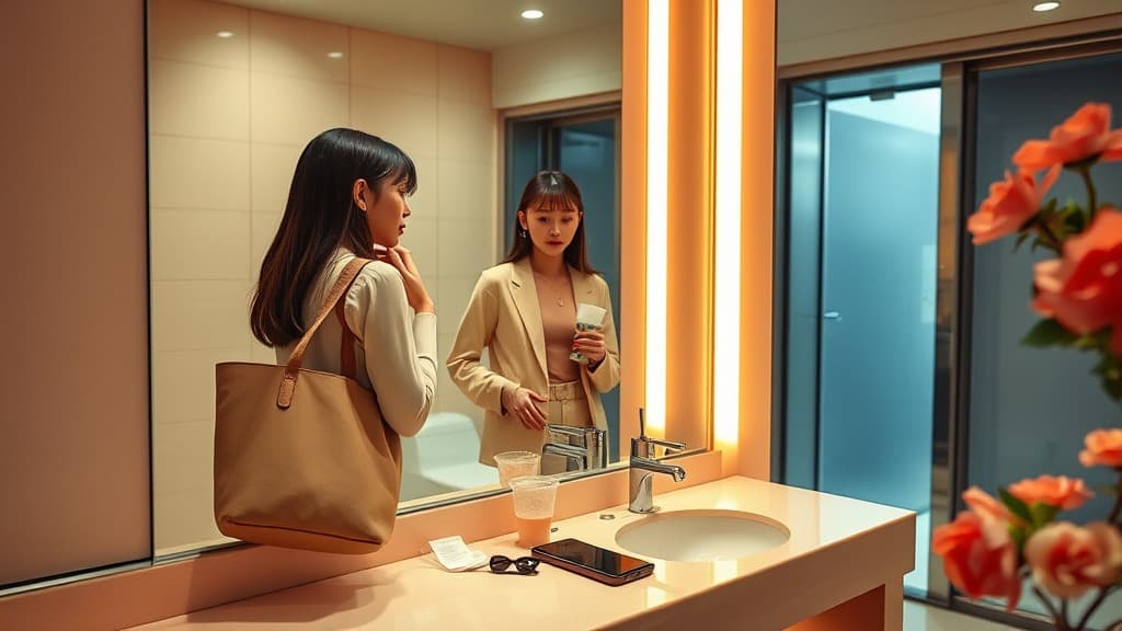 Mall toilet mirror pukul 4: fit check ke confidence checkpoint?