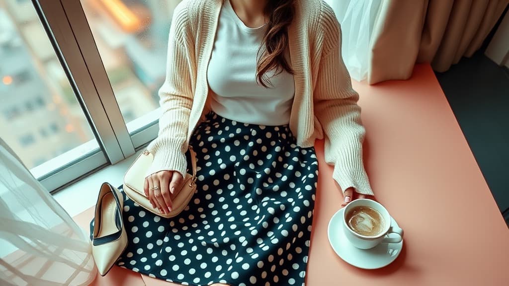 Polka dot comeback: chic girl ke baju raya lama keluar balik?