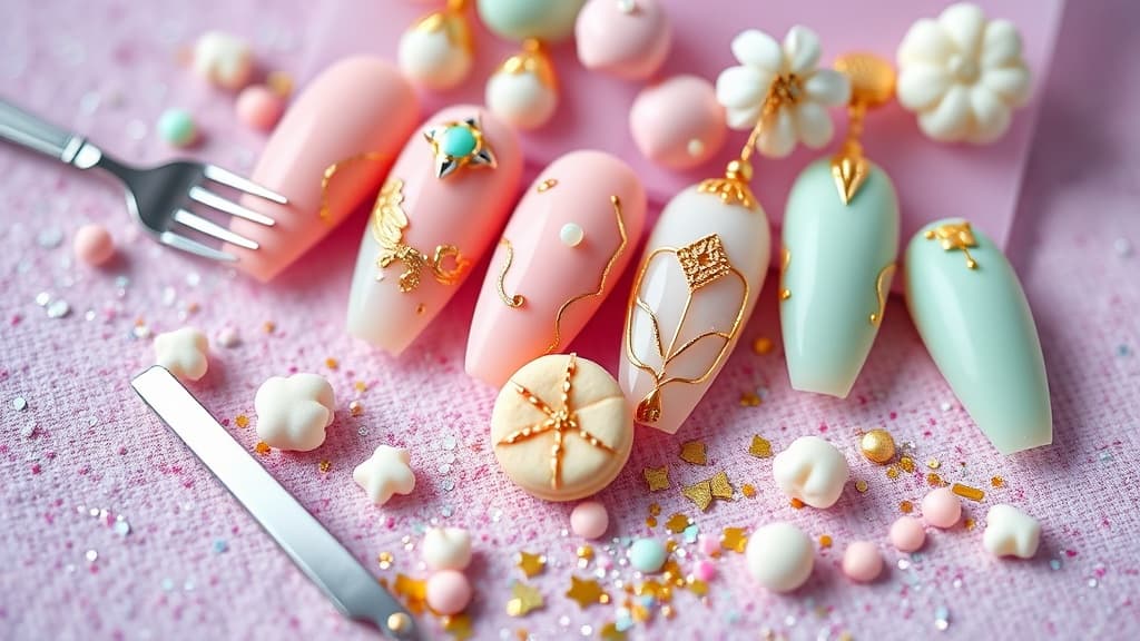 Raya Haji nails: cute ke susah nak pegang sudu?