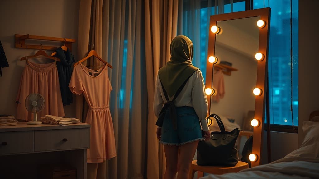 Safety shorts bawah skirt: outfit confidence ke extra layer panas?
