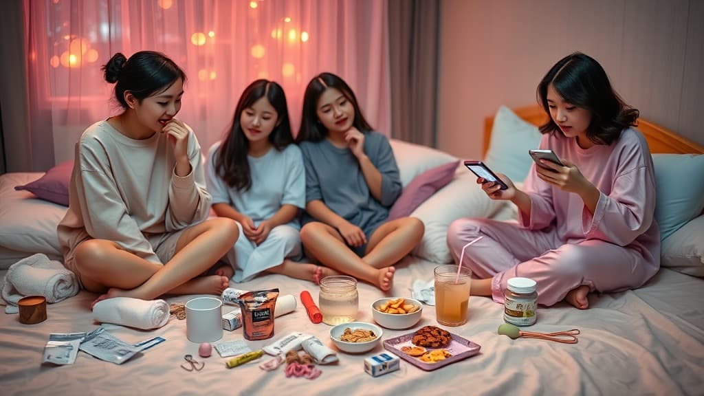 Sleepover skincare gossip: bonding ke semua orang jadi dermatologist?