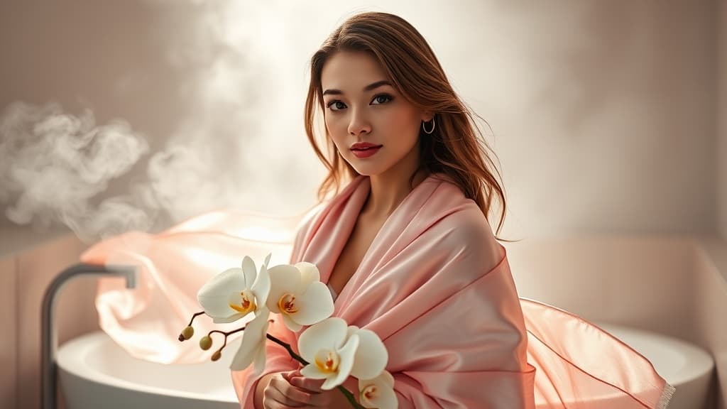 Steam baju sebelum keluar: polished girl ke perang dengan kedut?