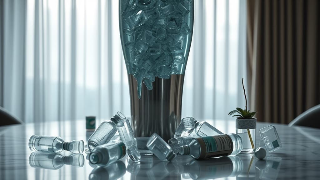 Tumbler atas meja: hydration girl ke prop guilt trip?